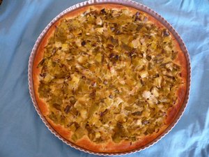 tarte aux poireaux